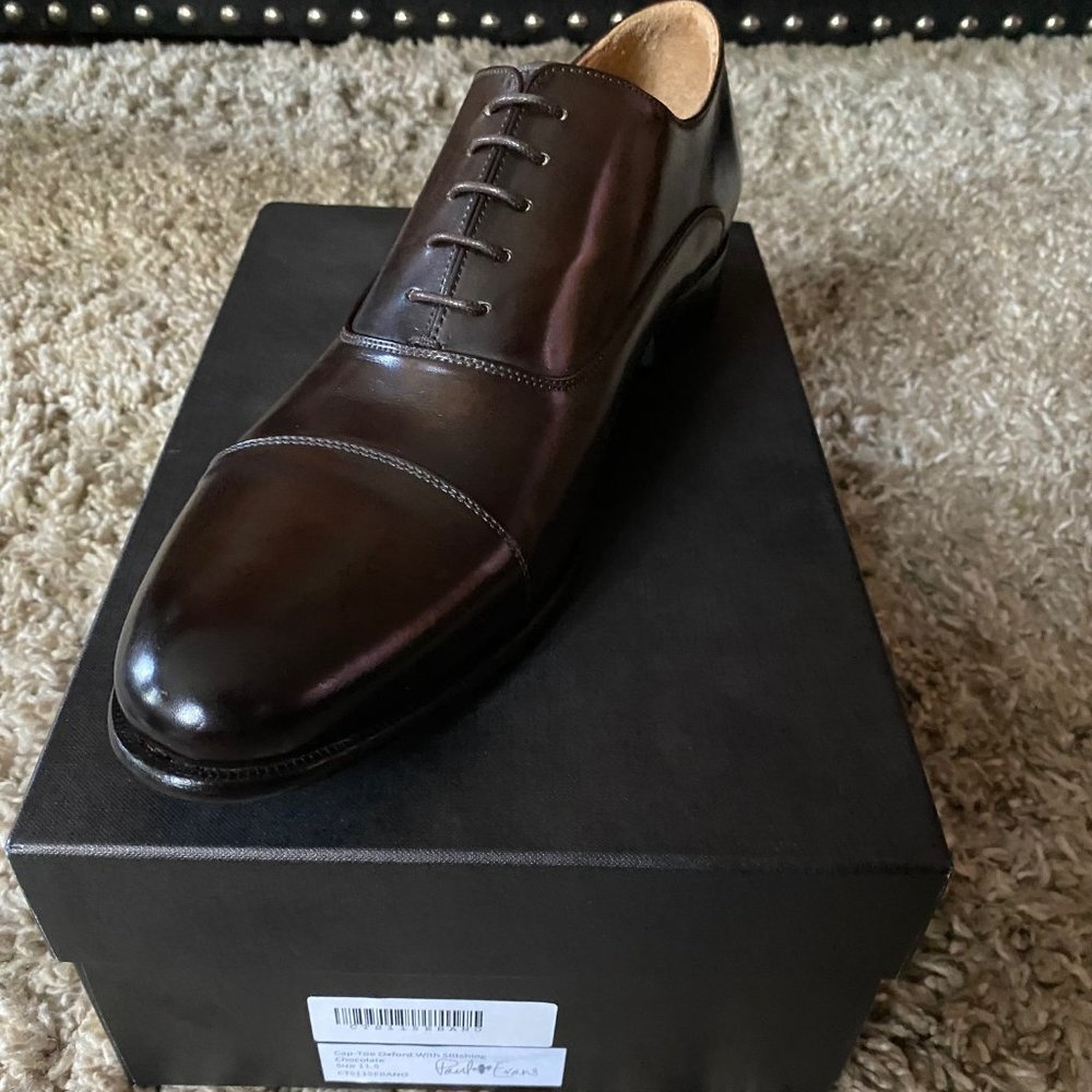 Men's Oxford Dress Shoe SZ 11.5 Brown